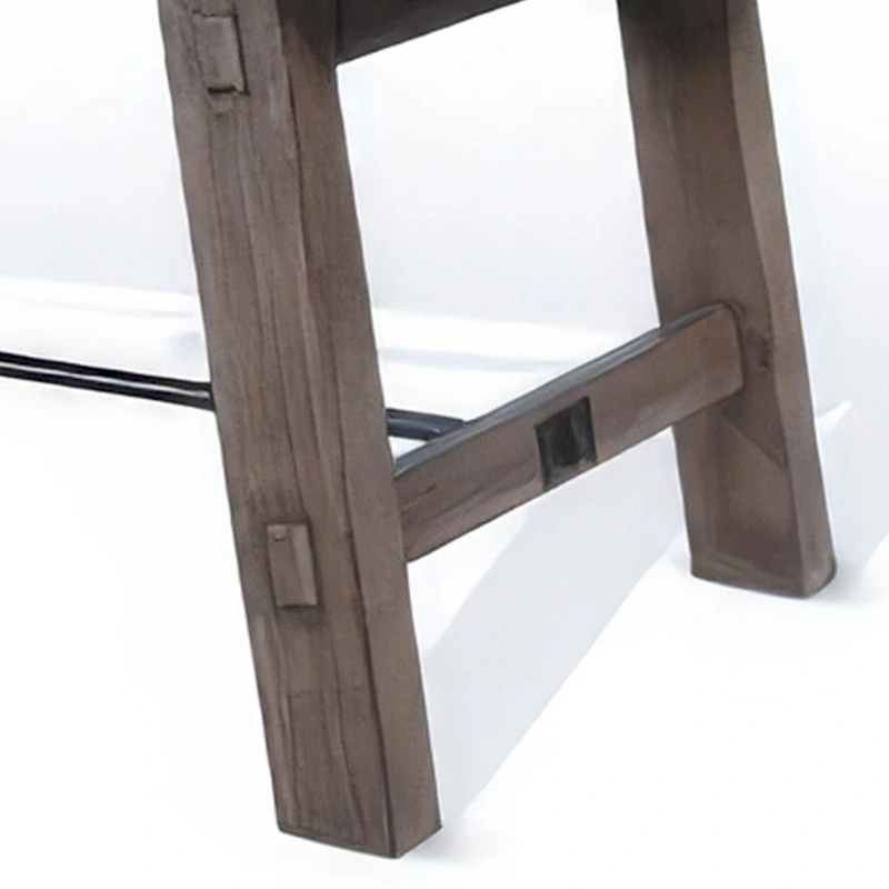 Yael Dining Table, Light Brown Mahogany Wood, Extendable 76-106 Inch