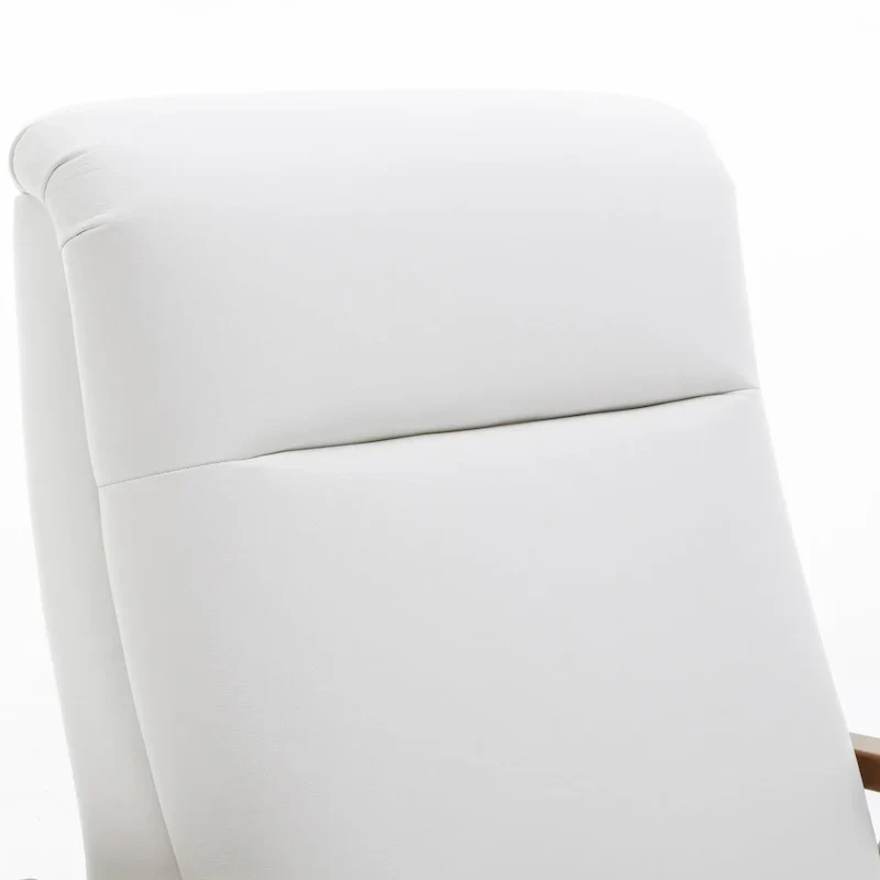 Sienna Upholstered Wood Push Back Recliner by Greyson Living