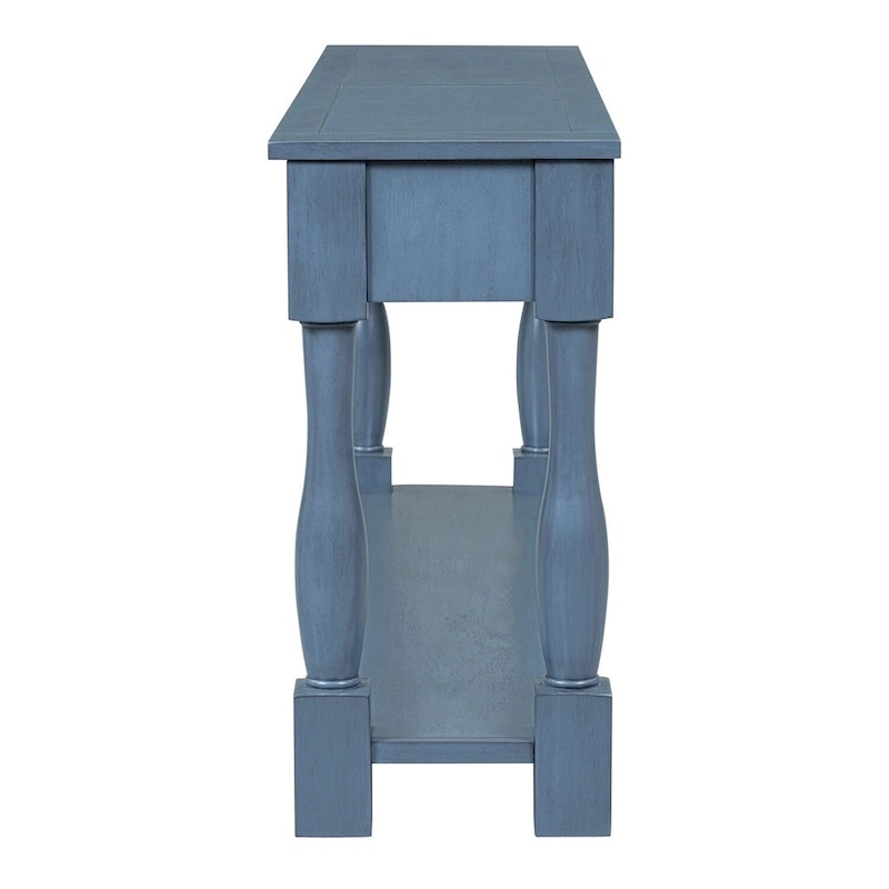 Merax 64 Long Extra-thick Console Table with Drawers and Shelf