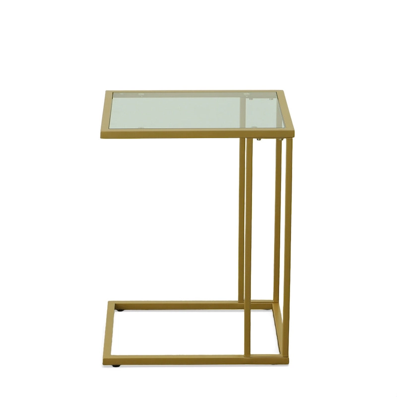 Gideon Glass Top C Table