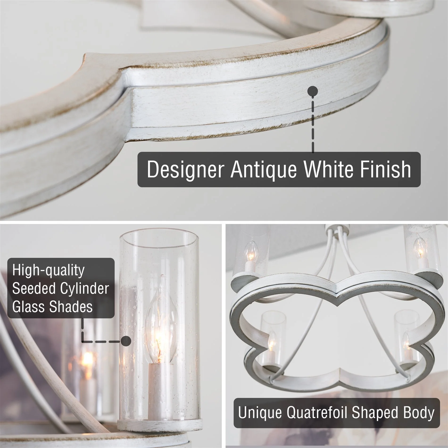 Delphine 23 4-Light French Country Chandelier