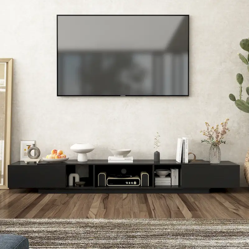 TV Stand for 90, TV Media Center, Entertainment Center Media Console