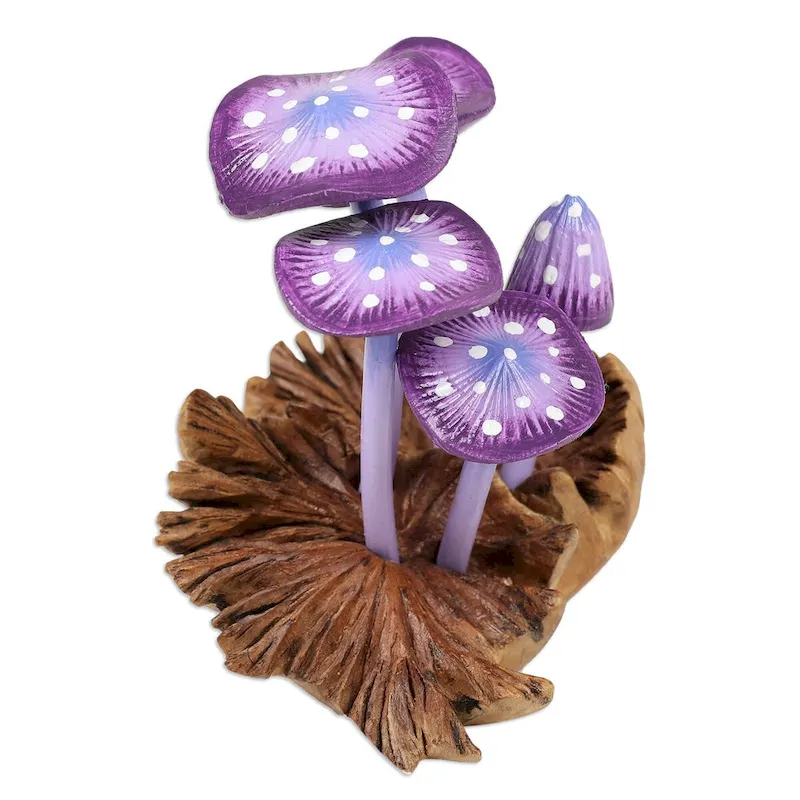 Novica Handmade Wild Magic Wood Sculpture