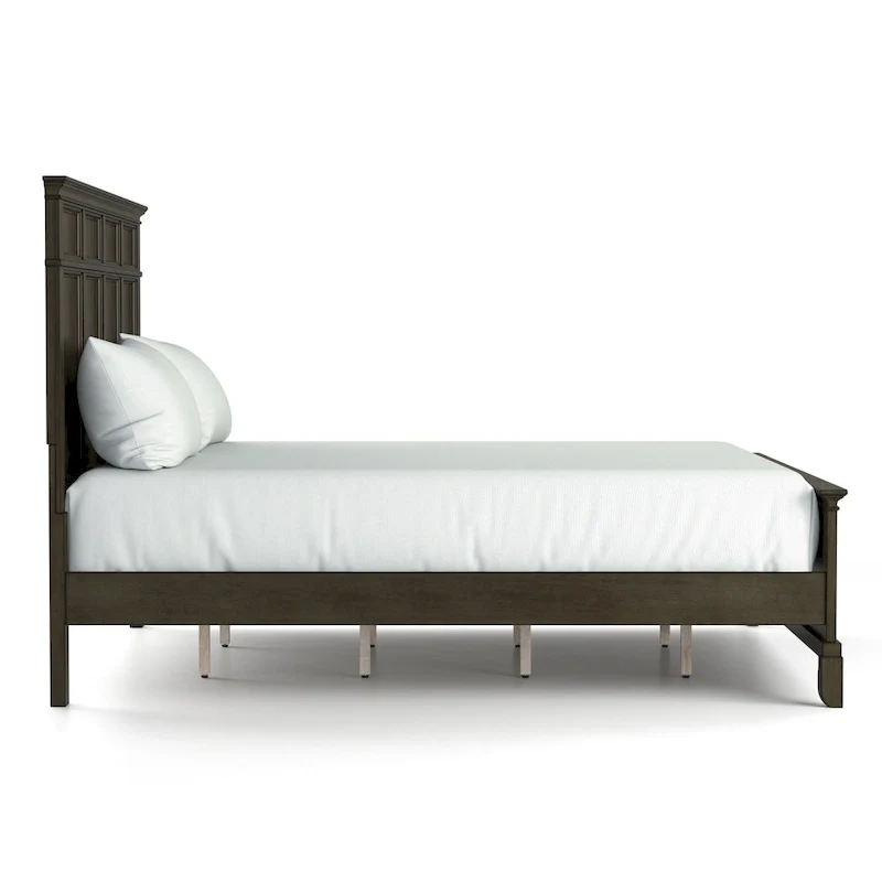 Furniture of America Evva Traditional Grey 3-Piece Panel Bedroom Set