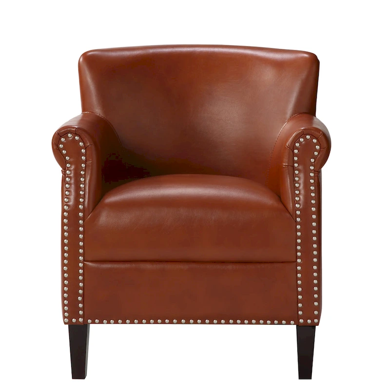 Hendrick Faux Leather Club Chair by Greyson Living