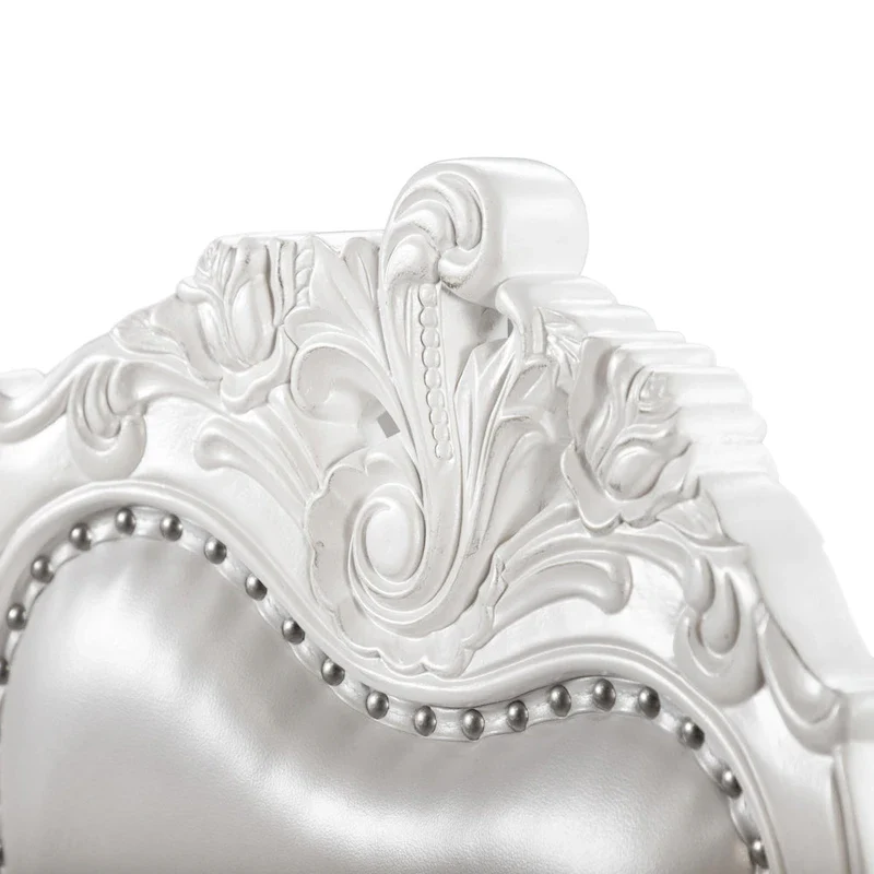 Furniture of America Eugene Traditional Solid Wood 7-Piece Expandable Dining Table Set