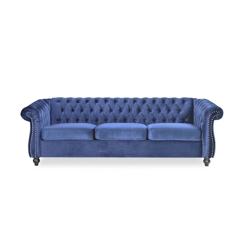 Parksley Tufted Velvet Chesterfield Sofa by