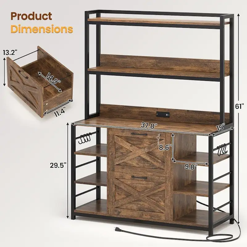 6 Layer File Cabinet Lock Vertical Filing Cabinet Charging Station