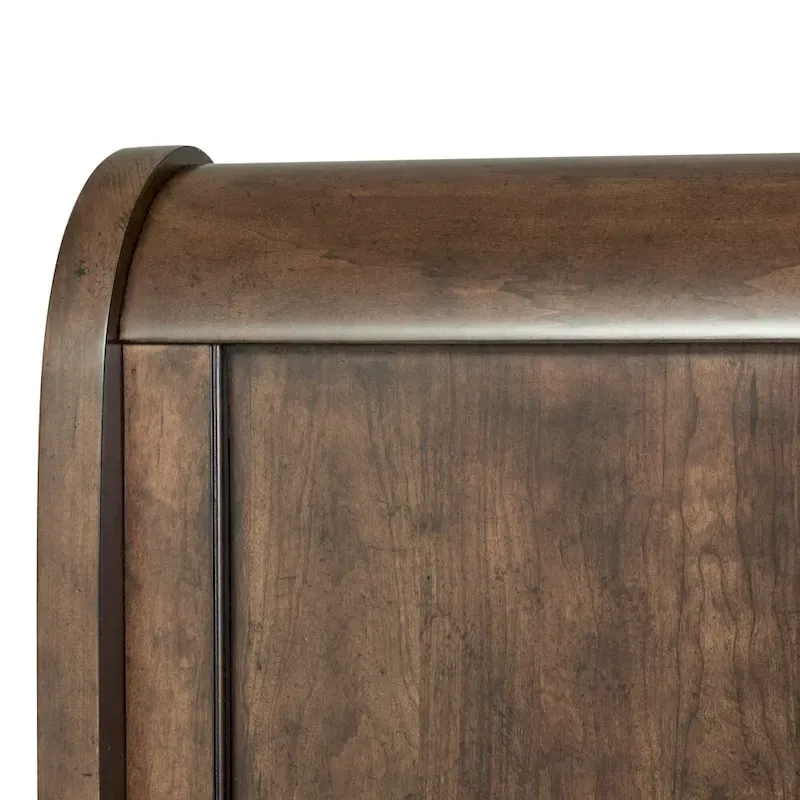Rustic Traditions Sleigh Bed in Rustic Cherry