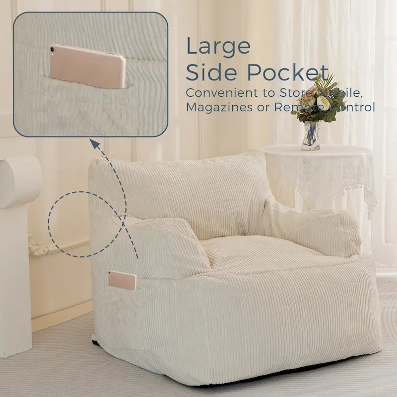 Big Stuffed Lazy Sofa Bean Bag Chair