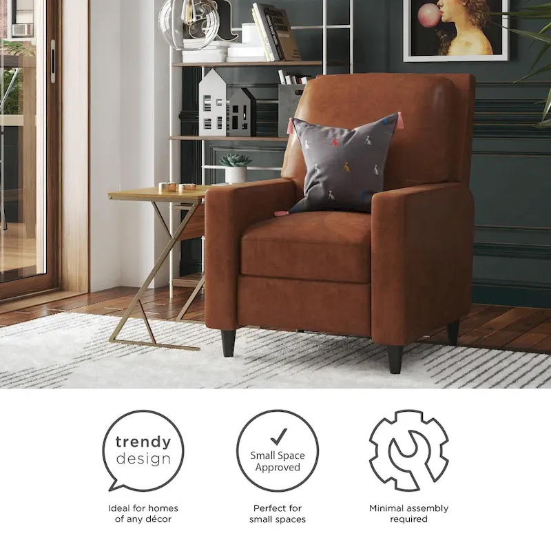 The Novogratz Lana Pushback Recliner