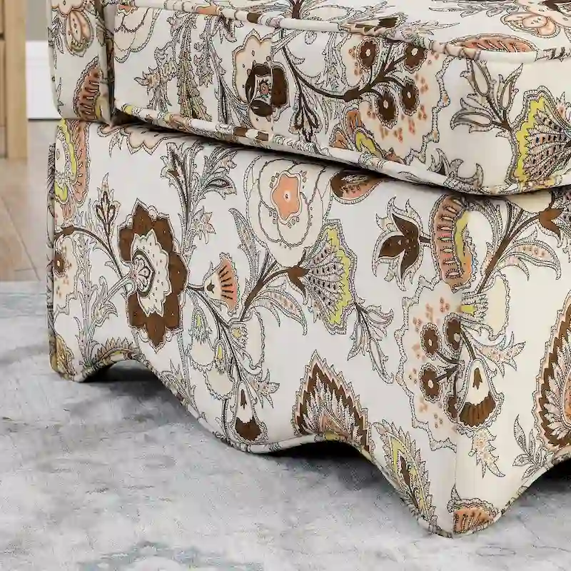 Velvet single dining chair with soft seat cushion