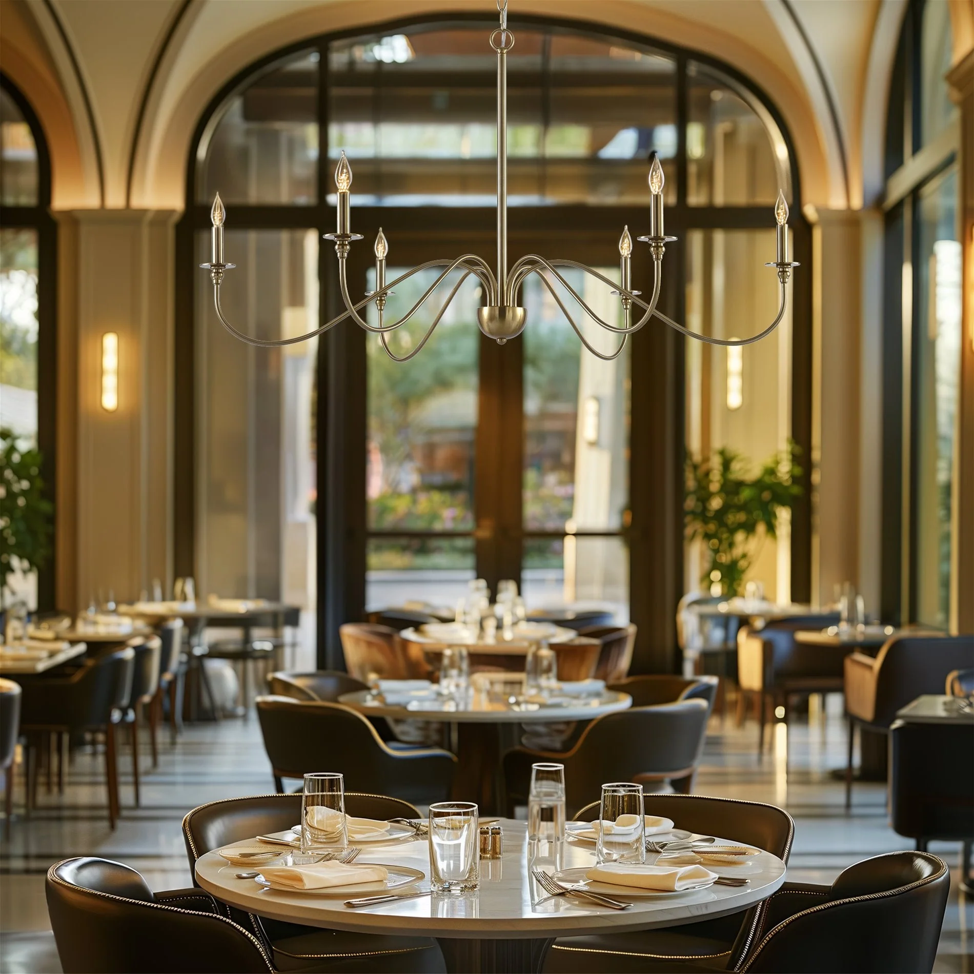 Archer 47 6-Light Large Modern Chandelier