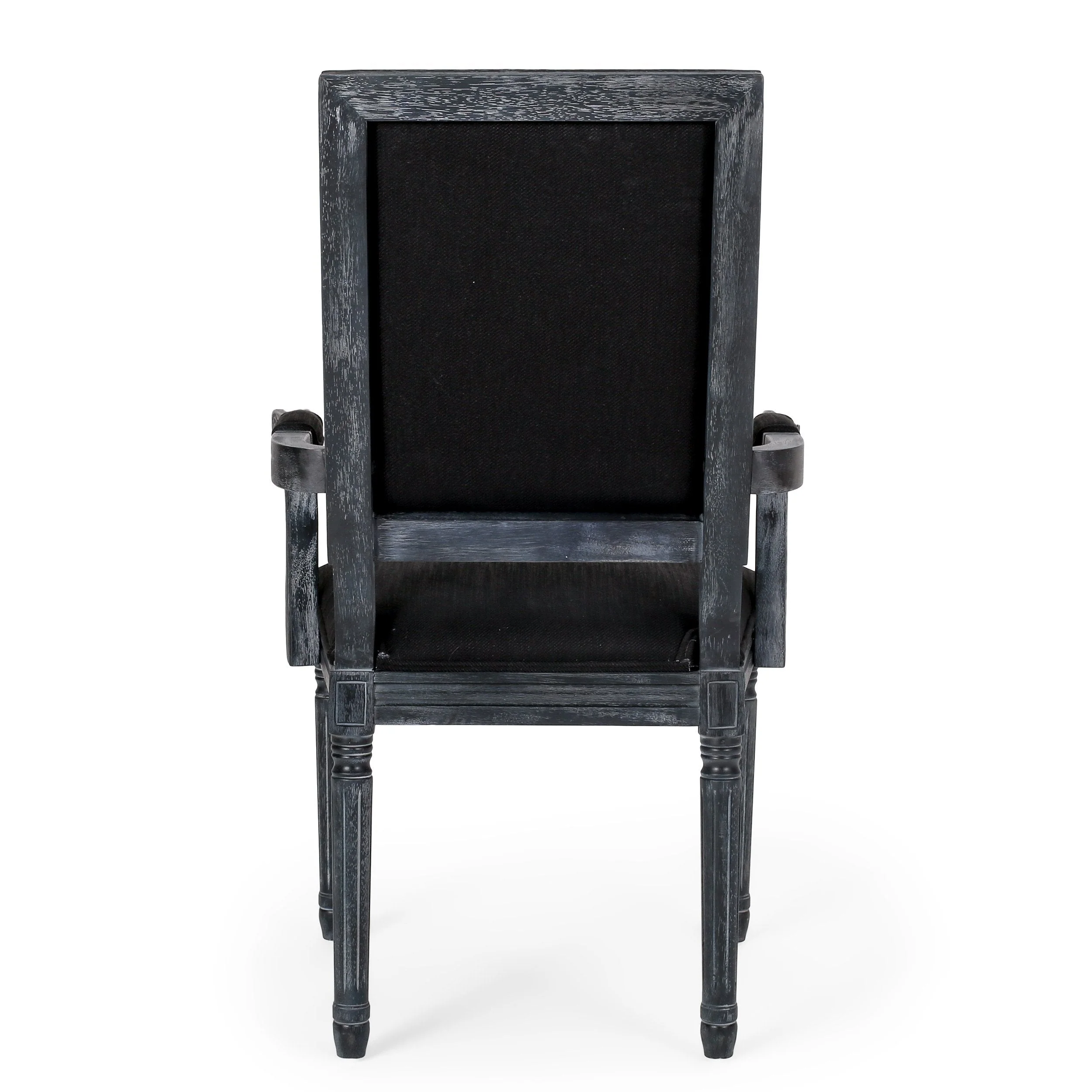 French Country Wood Upholstered Dining Chair - NH511513