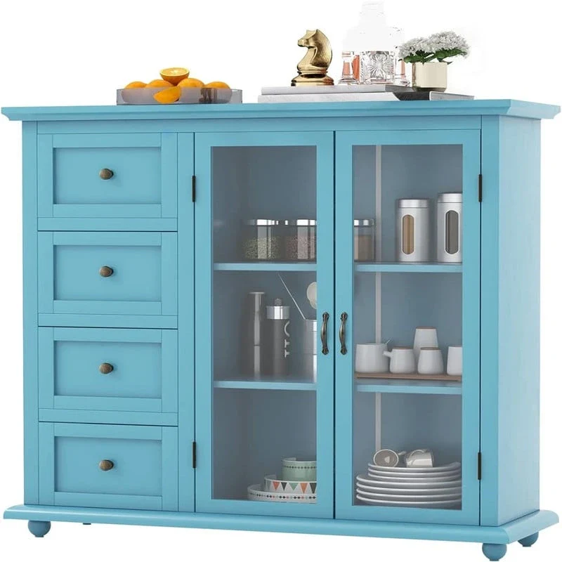Sideboard Buffet Storage Cabinet - 12D x 36W x 37H