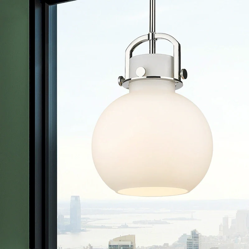 Innovations Lighting Newton Sphere - 1 Light 10  Stem Hung Pendant