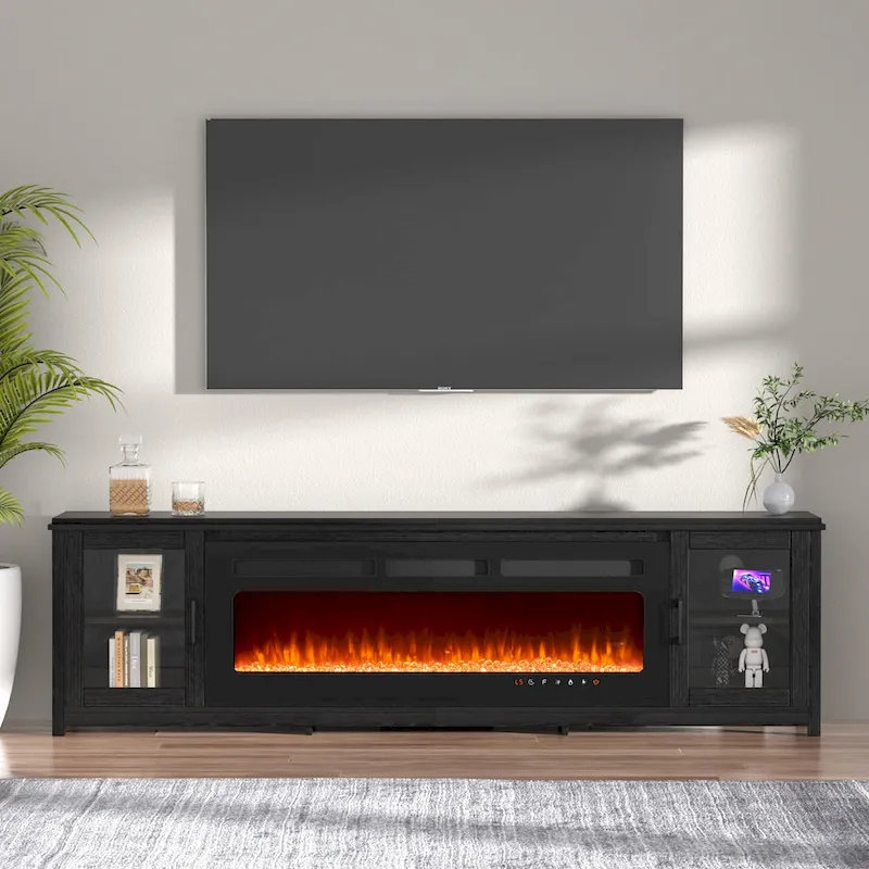 80 Modern Electric Fireplace TV Stand