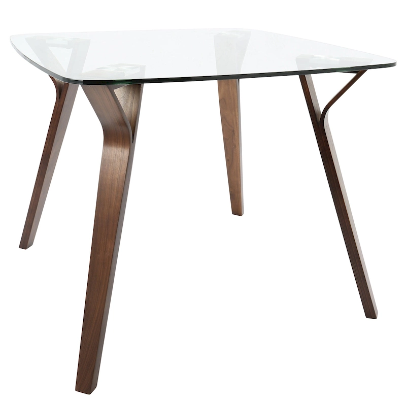 Folia Mid-century Modern Square Dining Table
