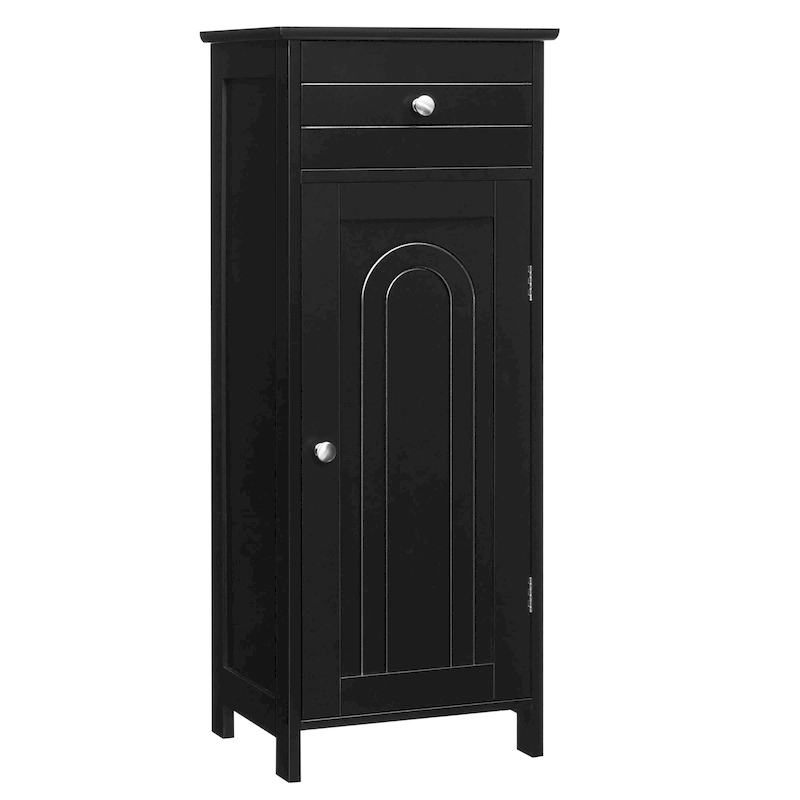Costway Bathroom Floor Cabinet Storage Organizer Free-Standing with