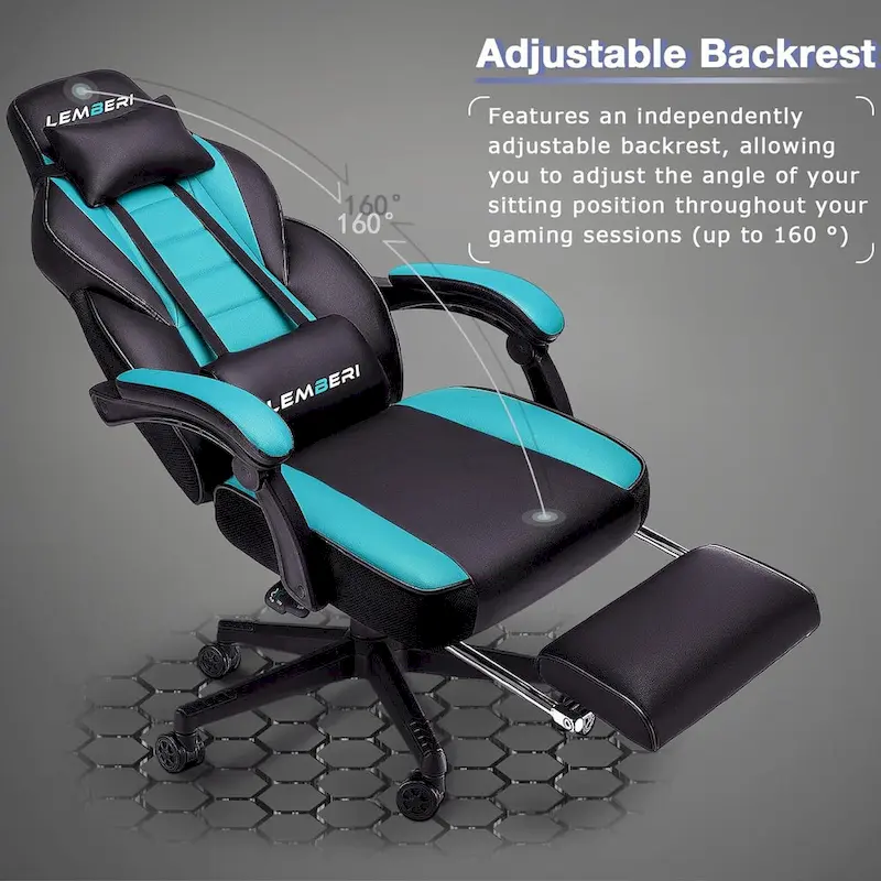 BOSSIN Racing Style Gaming Chair,300 lbs Big and Tall gamer chair High Back Computer Chair
