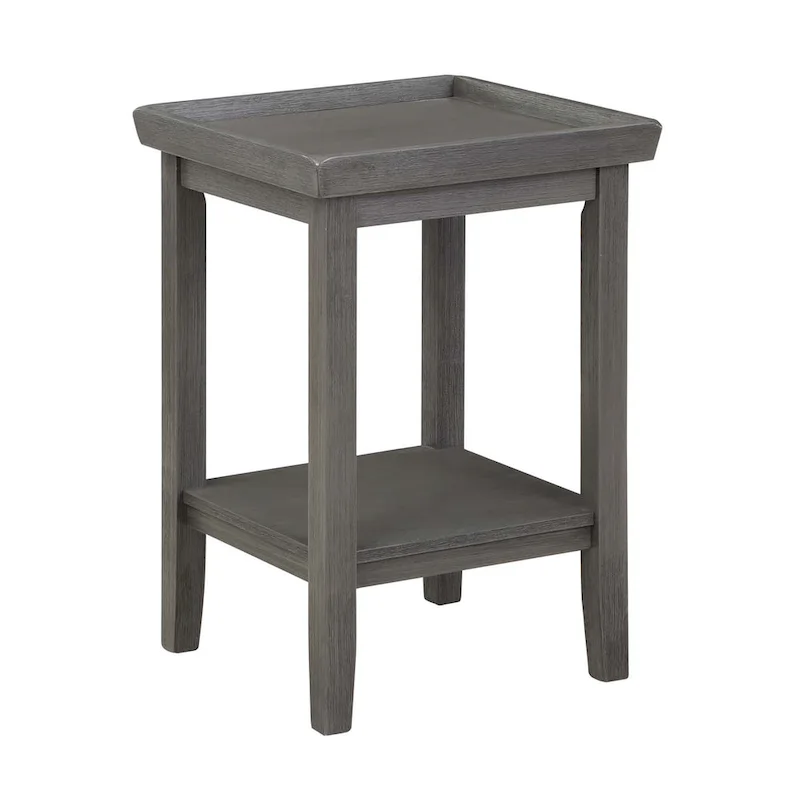 Convenience Concepts Ledgewood End Table with Shelf