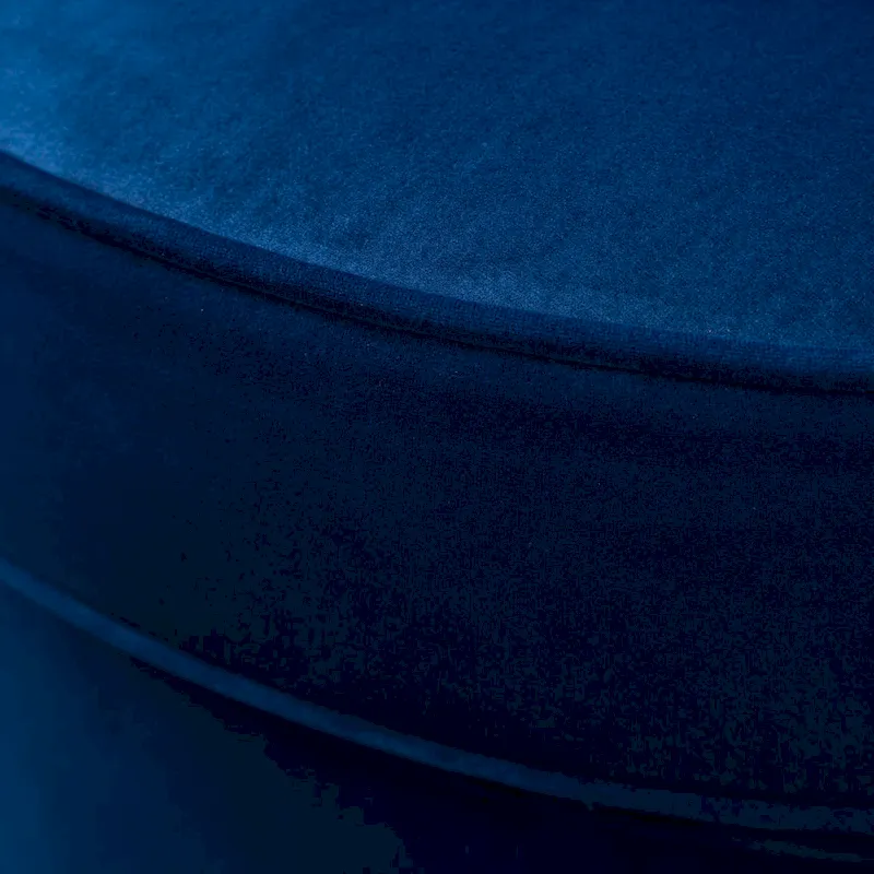 Blue 22 Upholstered Velvet Accent Chair with Swivel Base