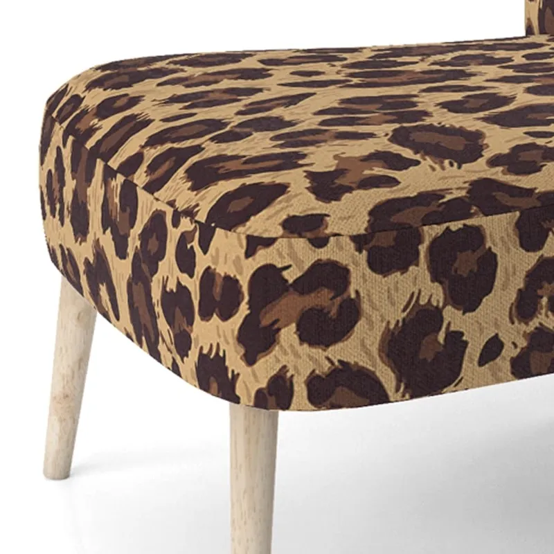 Designart  Leopard Fur II  Upholstered Cabin & Lodge Accent Chair and Arm Chair