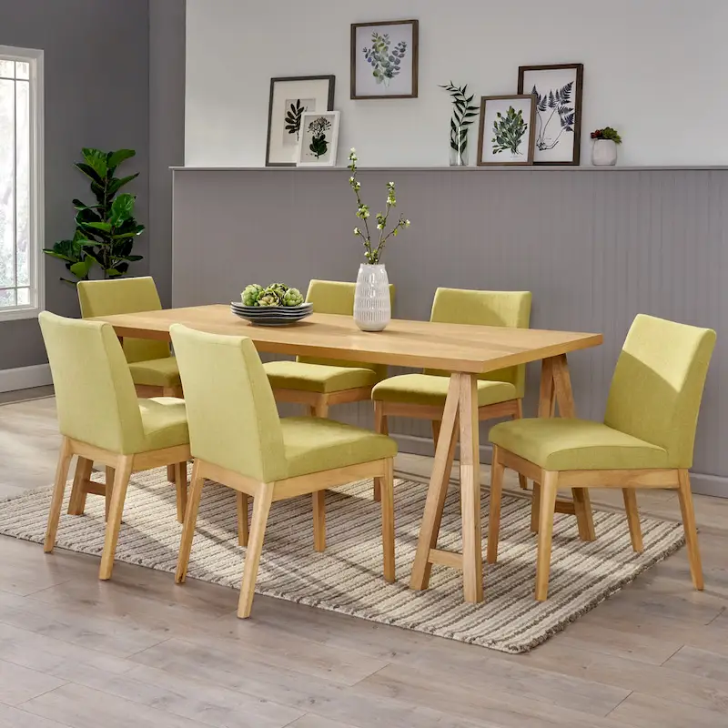Mid-Century Modern 7 Piece Dining Set by
