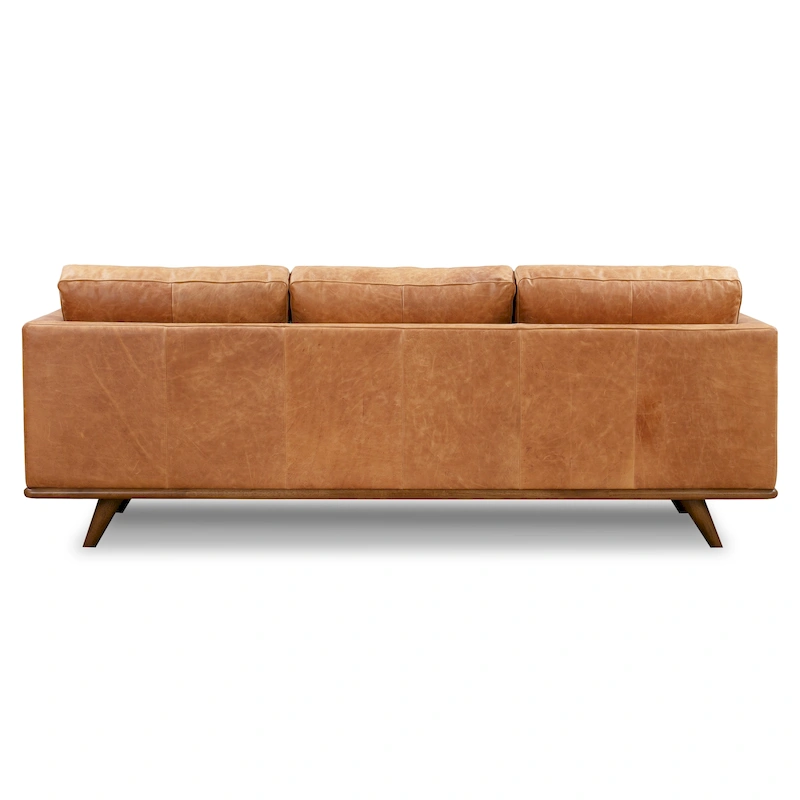 Poly & Bark Nolita 85 Sofa - Full Grain Genuine Italian Leather