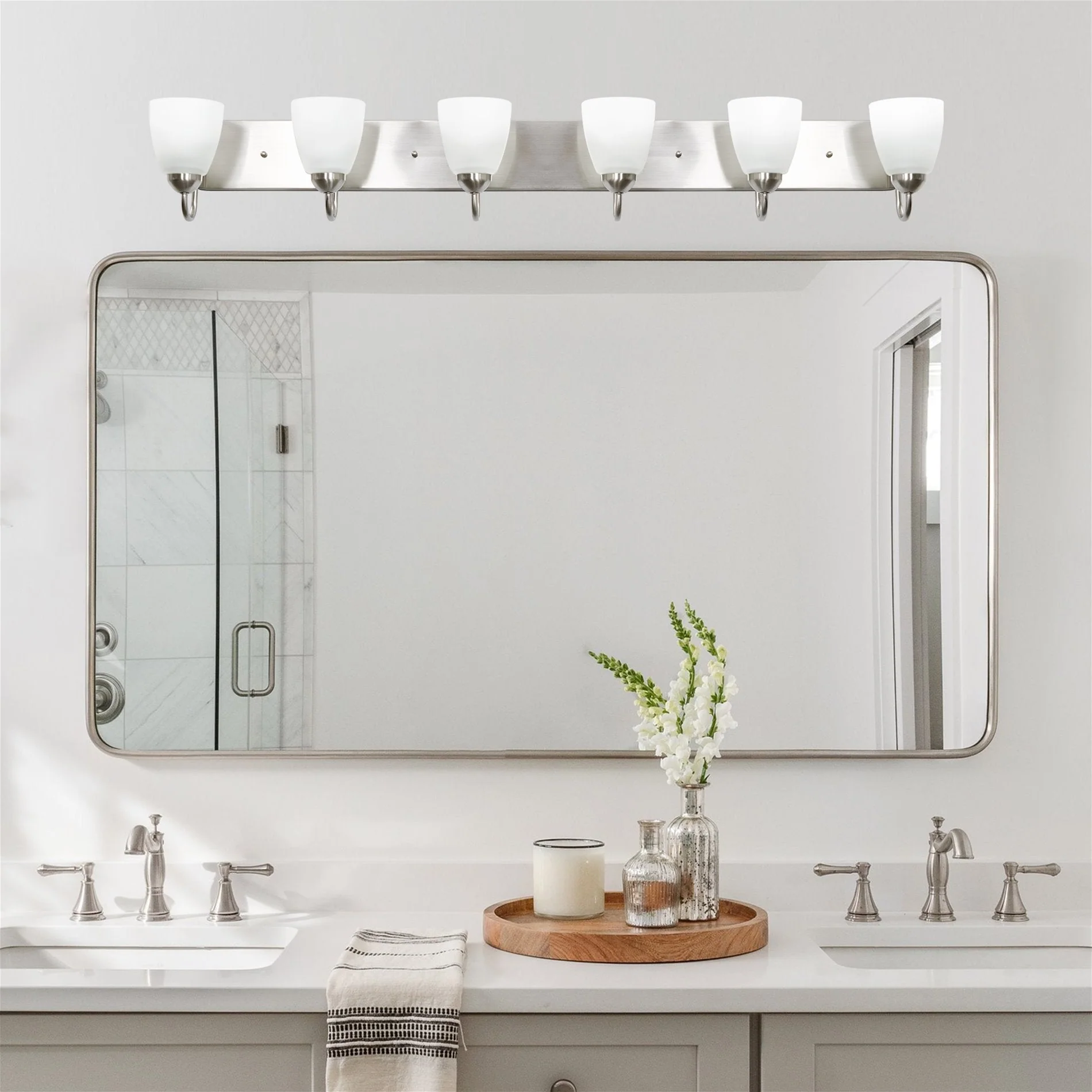 Armada 49 Modern 6-Light Over Mirror Vanity / Bathroom Light