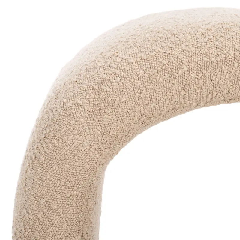 SAFAVIEH Alize Curved Waterfall Velvet Ottoman