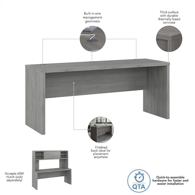 Echo 72W Computer Desk by