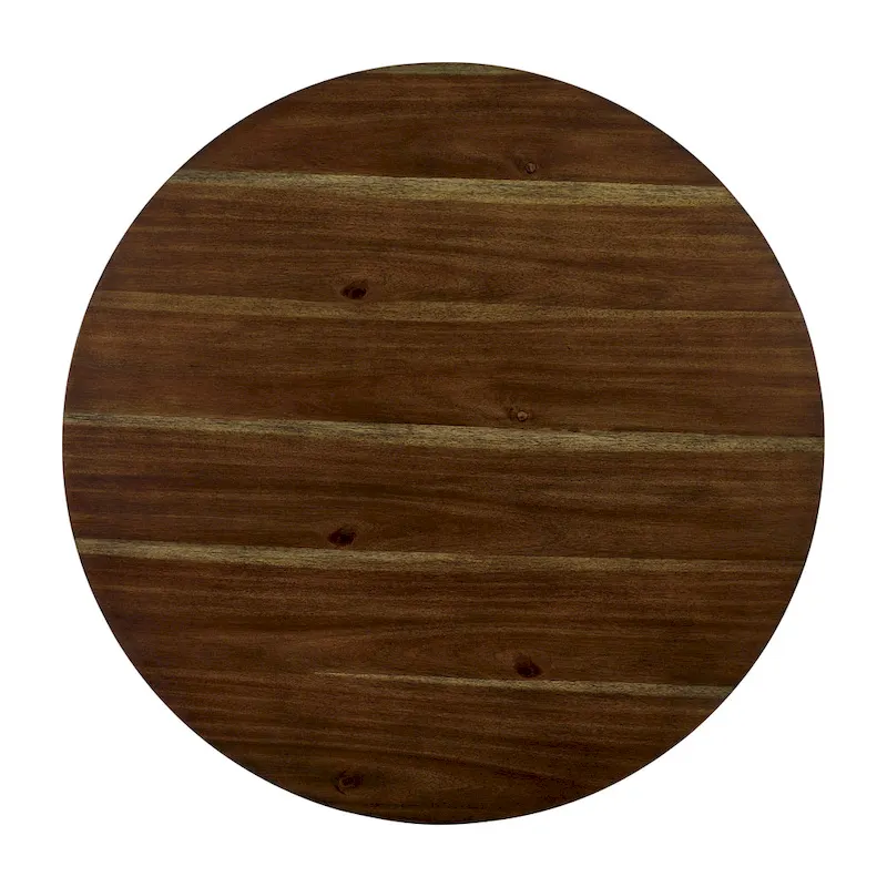 Dohl Transitional Walnut 5-Piece Dining Table Set by Furniture of America