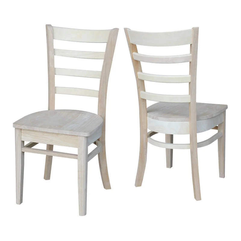 International Concepts Set of Two Emily Side Chairs