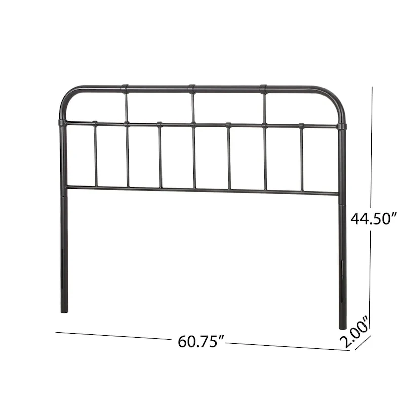 Crombie Industrial Iron Headboard by