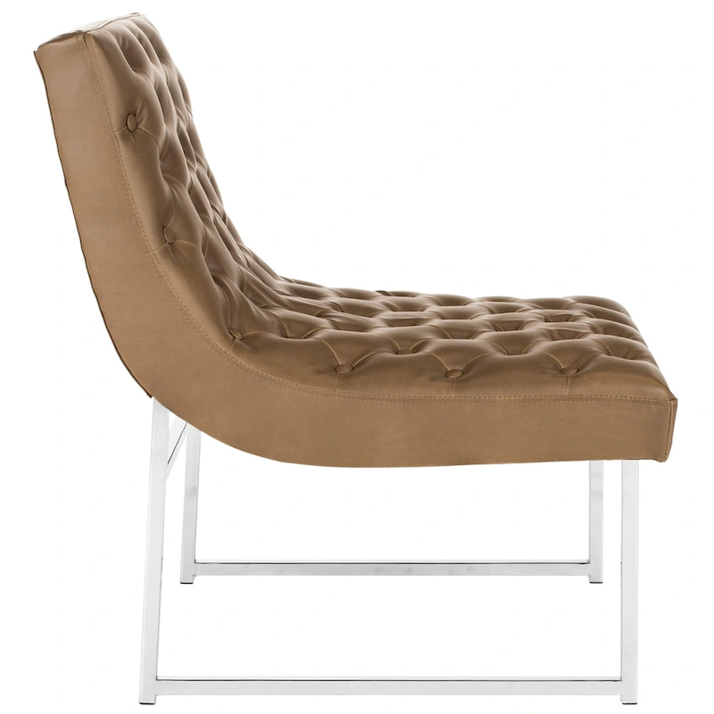 SAFAVIEH Jerilynn Mid-Century Modern Hadley Tufted Club Chair - 25Wx30Dx32H