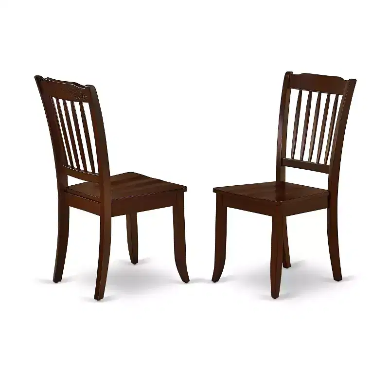 Brown Wood 3-Piece Extension Dining Set for 2