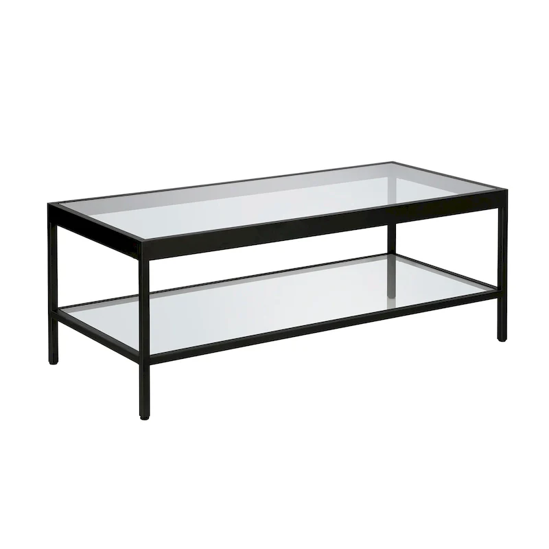 Metal and Glass Coffee Table