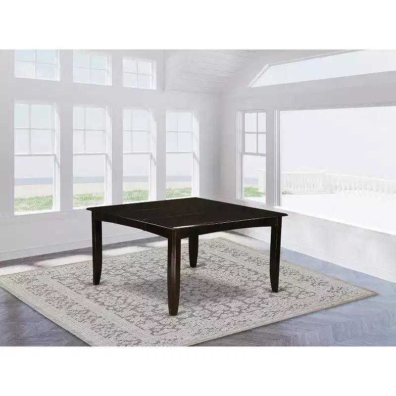Brown Square Extendable Dining Table, Seats 4