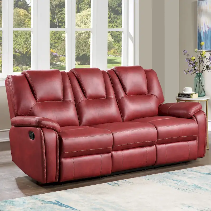 Steve Silver Kameryn Faux Leather Reclining 3-Piece Set