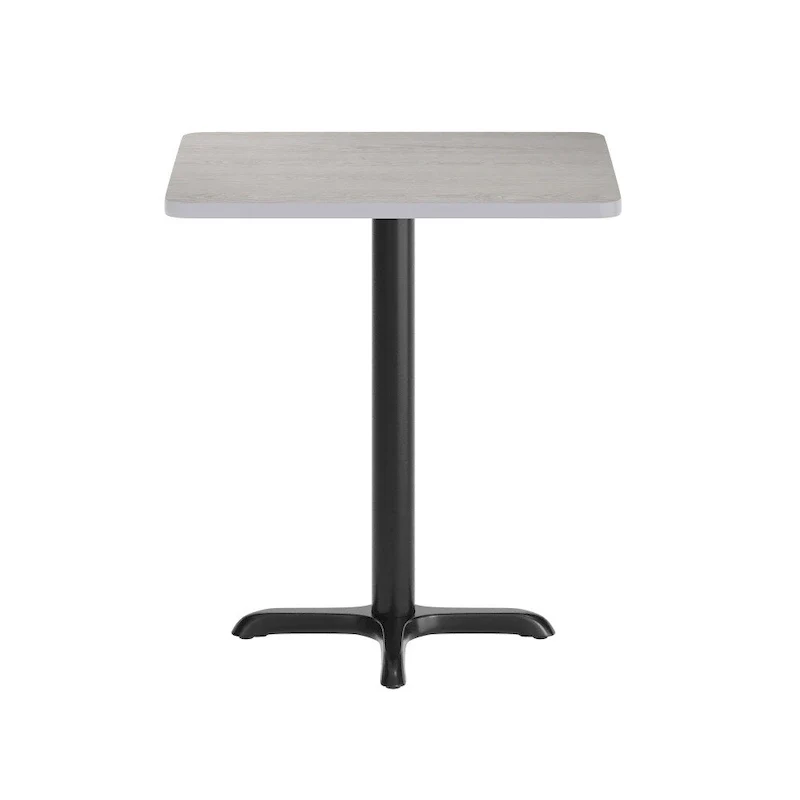 24 x 30 Rectangular Laminate Table Top with 22 x 22 Table Height Base - 24W x 30D x 31.125H