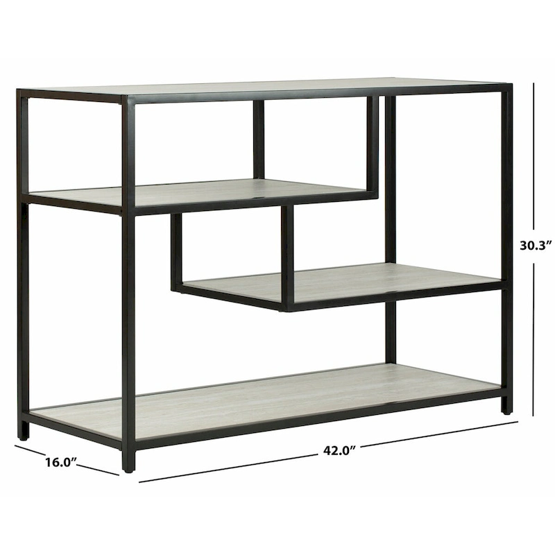 SAFAVIEH Fannye Geometric Console Table - 42 x 16 x 30.3 - 42Wx16Dx30H