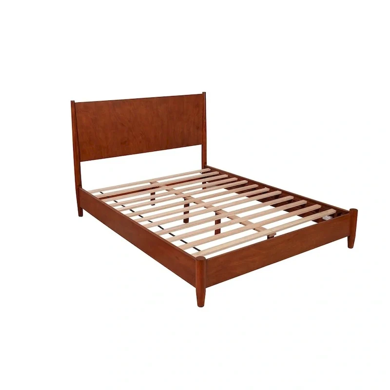 Alpine Furniture Flynn Platform Bed, Acorn