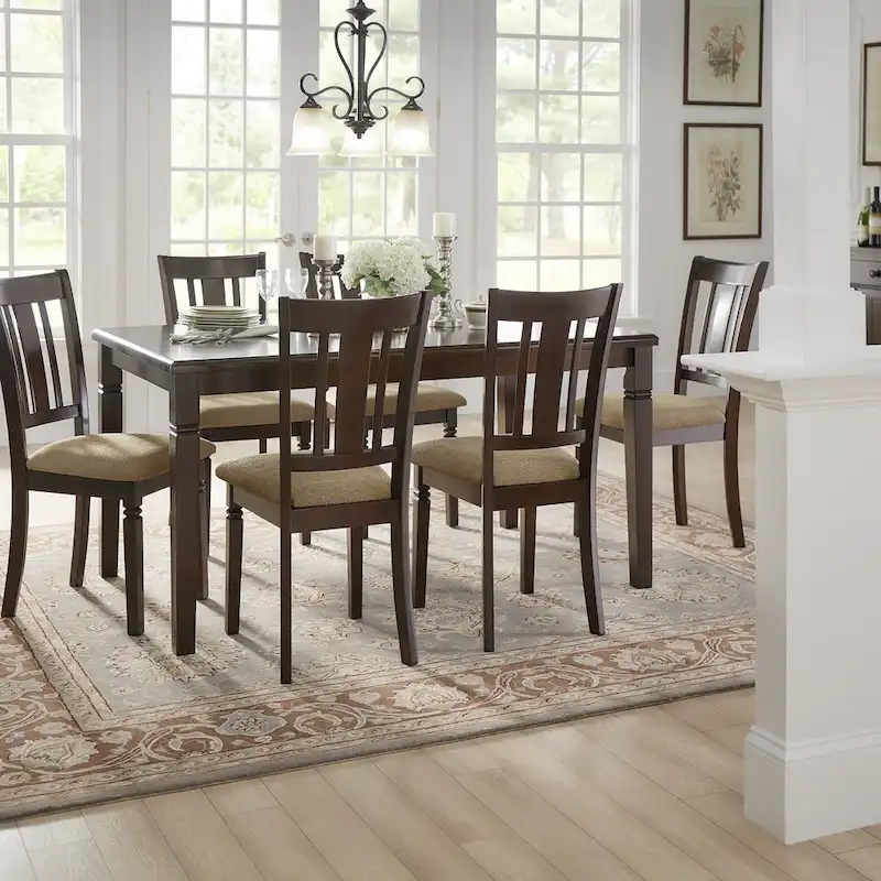 Lynn Espresso Finish Dining Set by iNSPIRE Q Classic