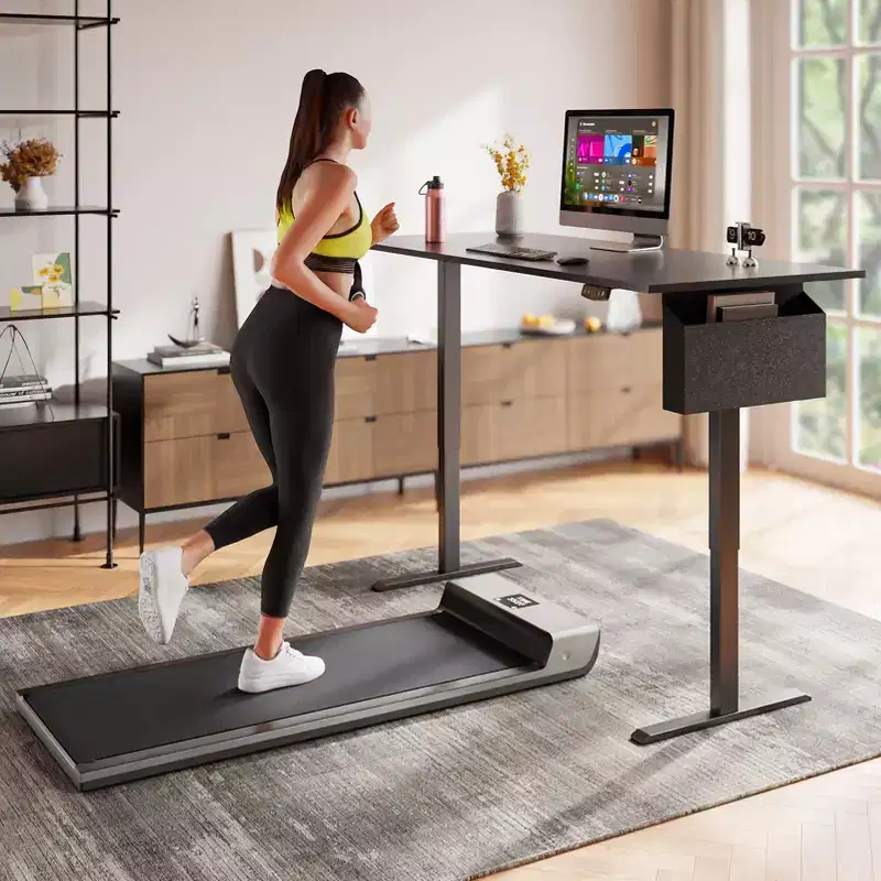 Black Electric Standing Desk, 63