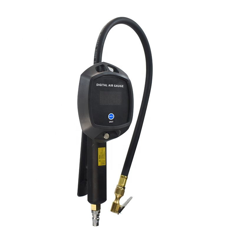 SEAPENG BW-E02 Digital Tire Inflator Gauge with LCD Display & Auto Shut-Off, 5-230 PSI