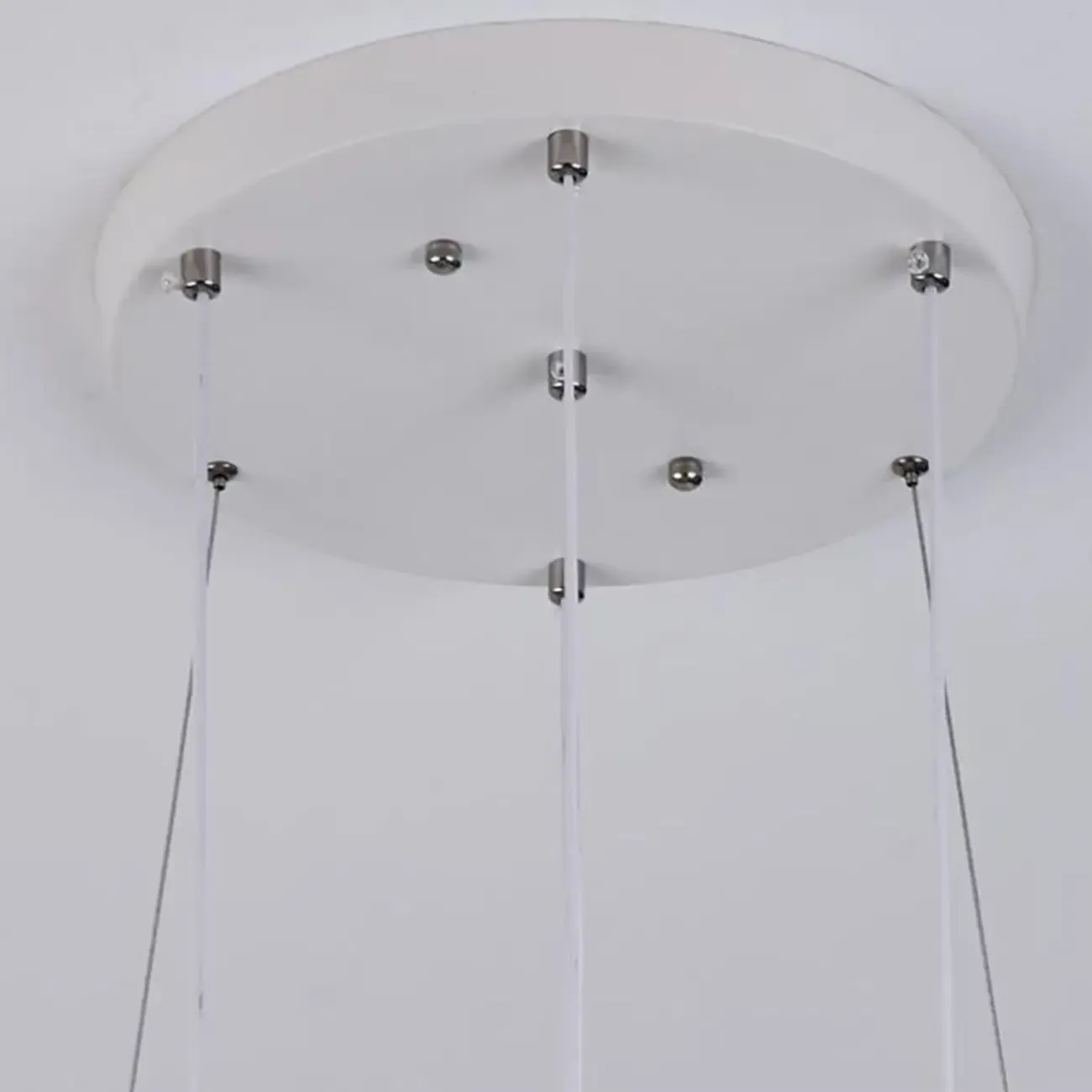 Modern 4-Light LED Chandelier with Unique House Design
