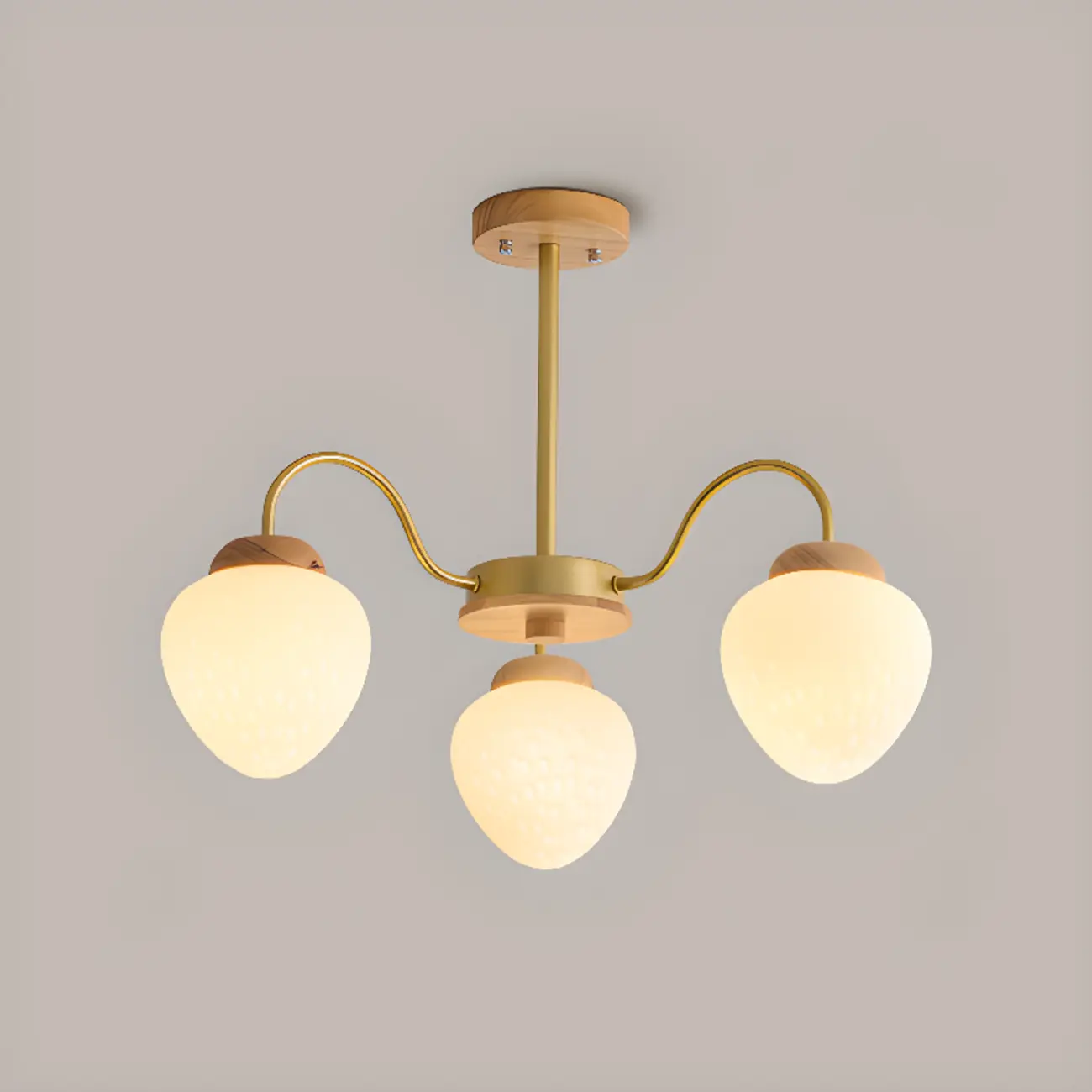3/5/8-Light Modern Globe Ceiling Chandelier with Glass Shades