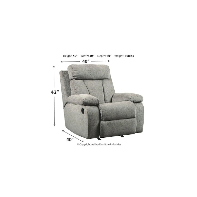 Signature Design by Ashley Mitchiner Gray 3-Piece Upholstery Package - 87 W x 40 D x 42 H