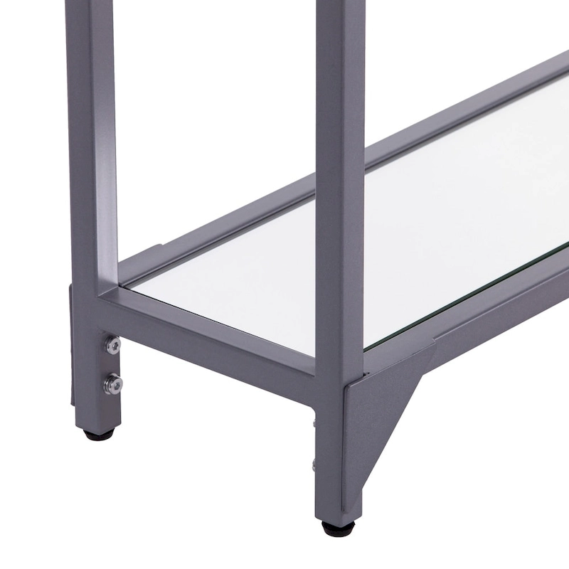 SEI Furniture Glenn Narrow Metal Console Table